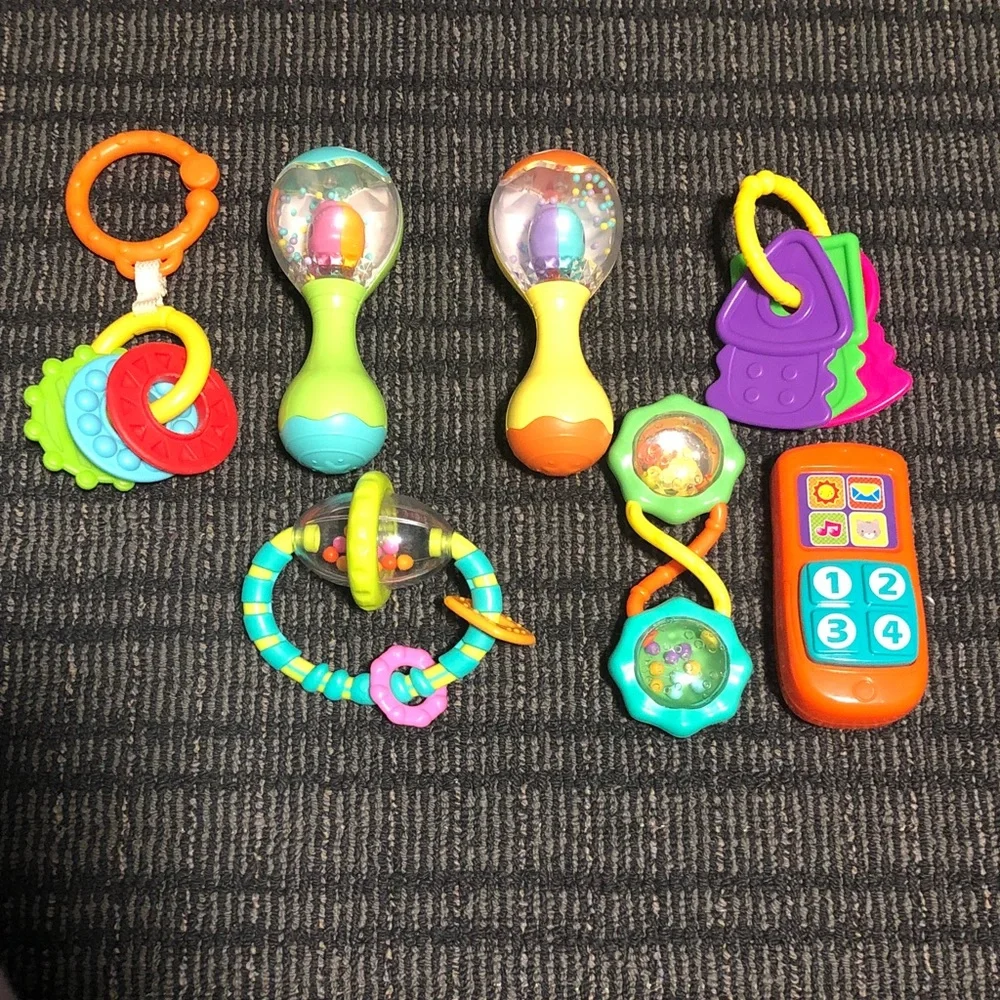 🎁 Colorful Baby Rattles and Toys Set
